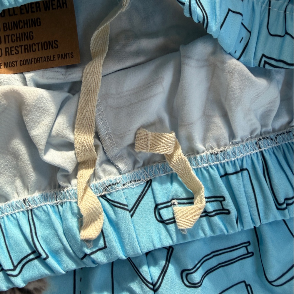 Brief Insanity Kitty & Books Print Lounge Pants ~ XXL ~ Librarian Cat Lover? - Picture 7 of 8